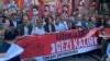Yaklaşık 500 kişi Gezi Olayları’nın 11. yıldönümünde Taksim Dayanışması’nın çağrısıyla Taksim'de toplandı