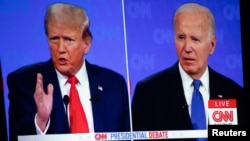 CNN tổ chức và tường thuật trực tiếp cuộc tranh luận giữa hai ông Biden và Trump, 27/6/2024.