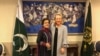 امریکی معاون نائب وزیر خارجہ ایلس ویلز پاکستان کی خارجہ سیکٹری تہمینہ جنجوعہ کے ساتھ۔ فائل فوٹو