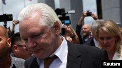 Ông Julian Assange tại tòa ở Saipan ngày 26/6/2024.