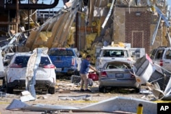 ویلی ویو ٹیکساس میں طوفان کے بعد تباہی کا ایک اور منظر ، فوٹو اے پی 26 مئی 2024